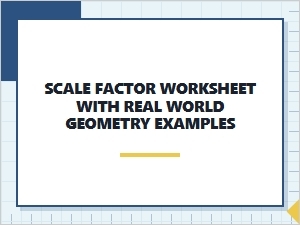 Proportional Reasoning with Real World Geometry