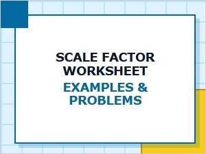 Scale Factor Worksheets for Unit Conversion Practice